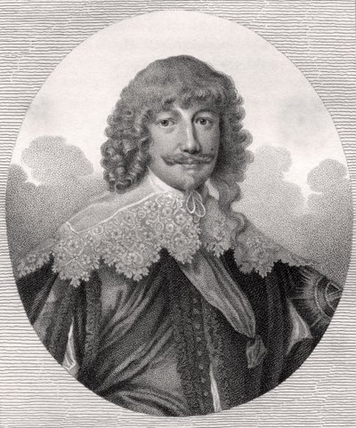 William Cavendish, gegraveerd door Bocquet, illustratie uit 